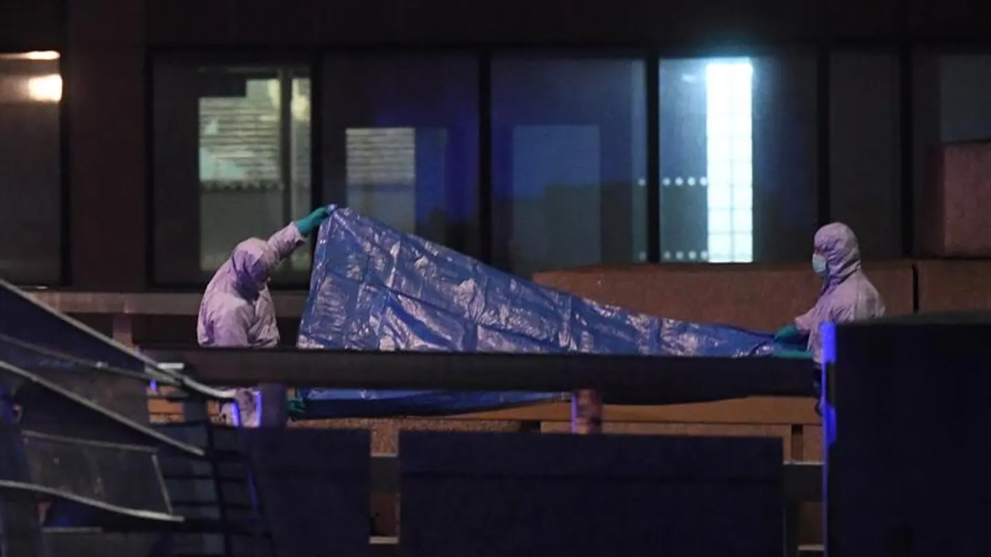 Lugar donde se produjo el atentado en el puente de Londres Lugar donde se produjo el atentado en el puente de Londres