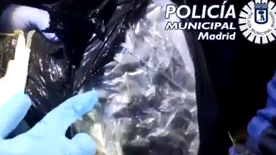 Incautación de droga por la Policía Local de Madrid Incautación de droga por la Policía Local de Madrid