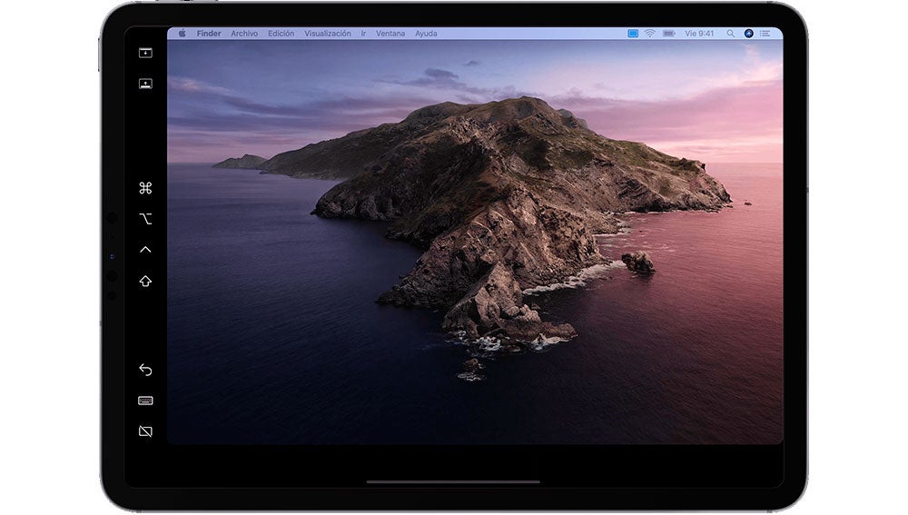 Interfaz de la pantalla duplicada