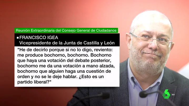 laSexta accede a los audios de la reunión de Ciudadanos para elegir a su gestora: "Me produce bochorno, ¿esto es un partido liberal?"