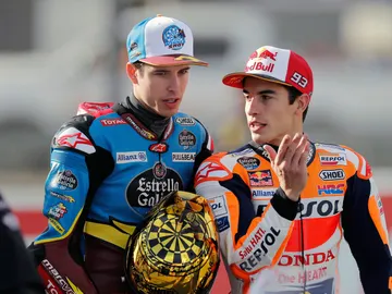 Los hermanos Márquez, campeones del mundo de motociclismo de Moto GP y Moto 2 Los hermanos Márquez, campeones del mundo de motociclismo de Moto GP y Moto 2