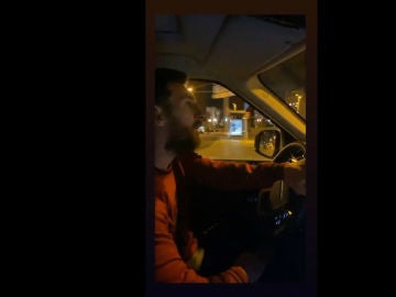 Messi, en su coche Messi, en su coche