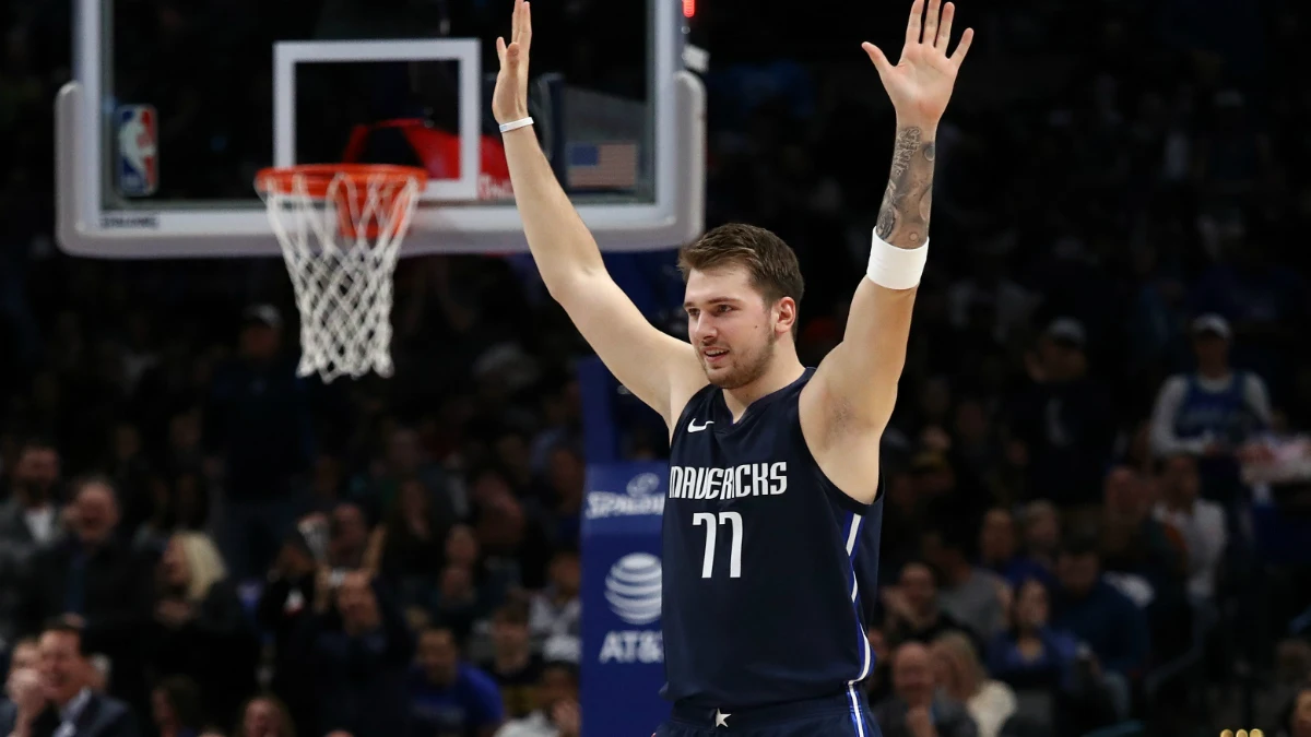 Luka Doncic, con los Mavericks