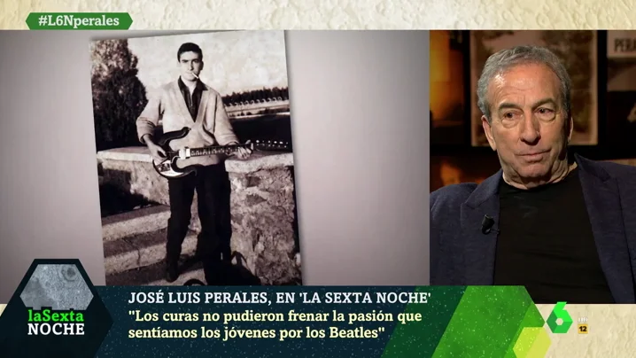 José Luis Perales con su primera guitarra