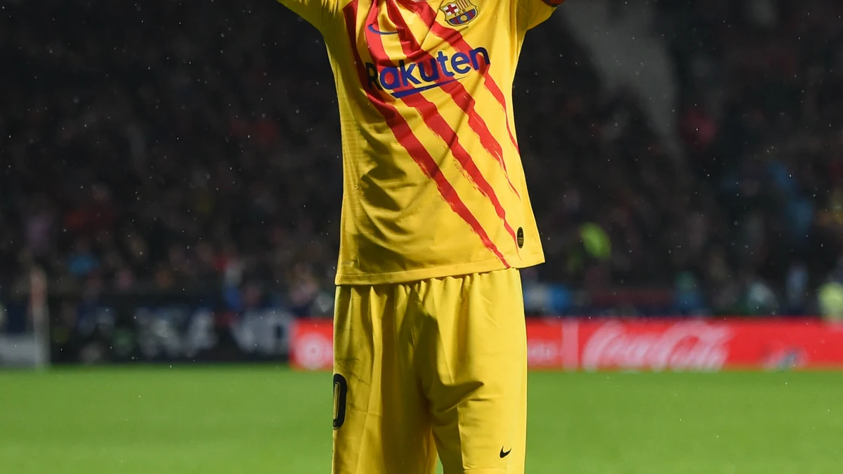 Lionel Messi celebra un gol