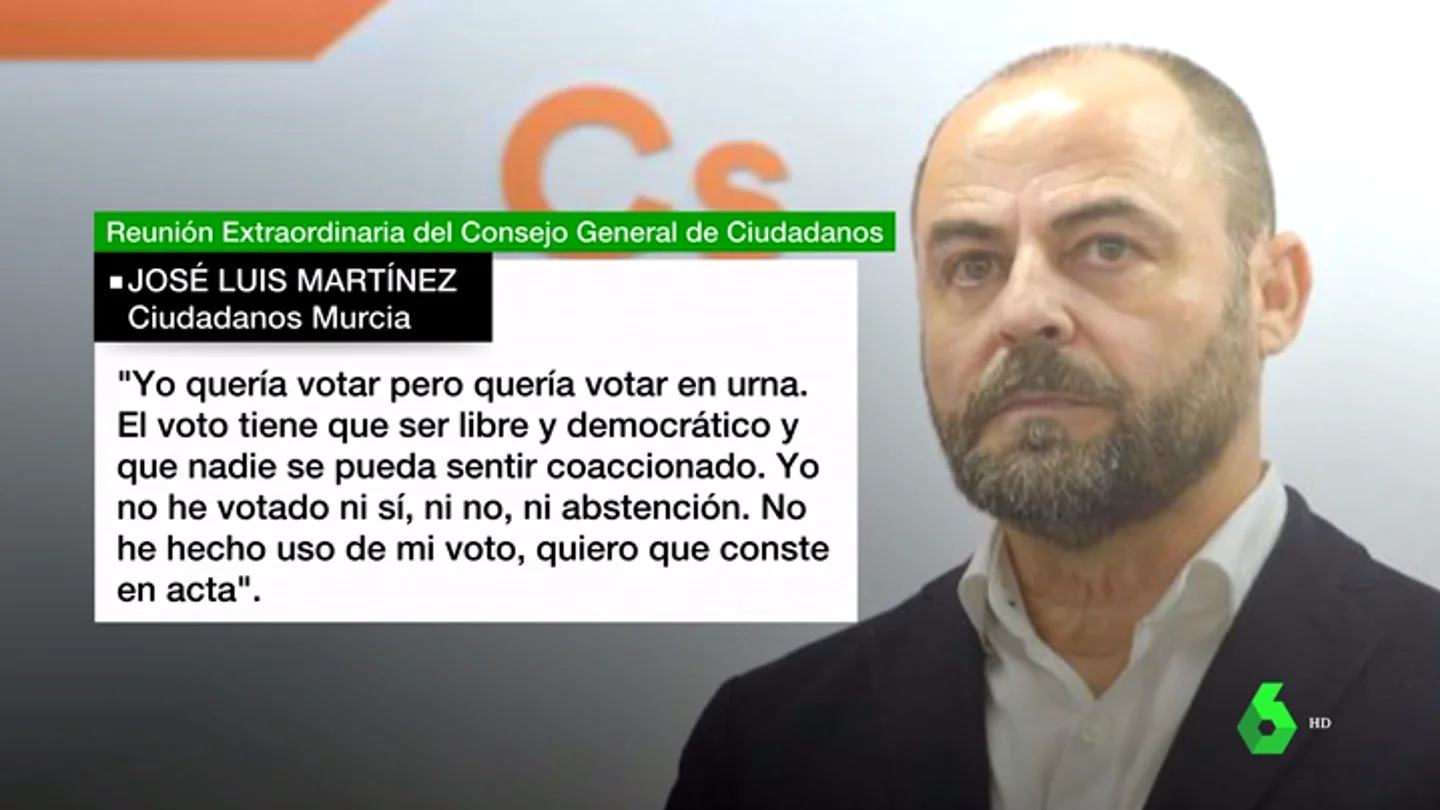 Los audios que revelan la tensión en Ciudadanos para elegir a la gestora: "Así vamos a la desaparición, ustedes mismos" Los audios que revelan la tensión en Ciudadanos para elegir a la gestora: "Así vamos a la desaparición, ustedes mismos"