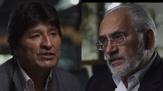 Evo Morales y Carlos Mesa en Salvados Evo Morales y Carlos Mesa en Salvados