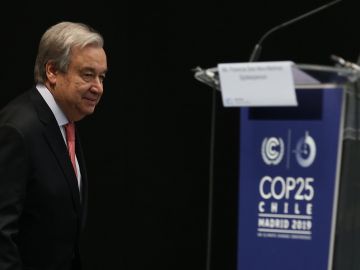 El Secretario general de las Organización de las Naciones Unidas, el portugués Antonio Guterres El Secretario general de las Organización de las Naciones Unidas, el portugués Antonio Guterres