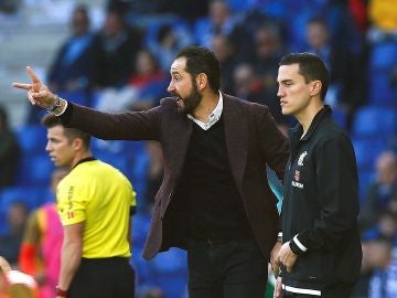 Pablo Machín, en banda Pablo Machín, en banda