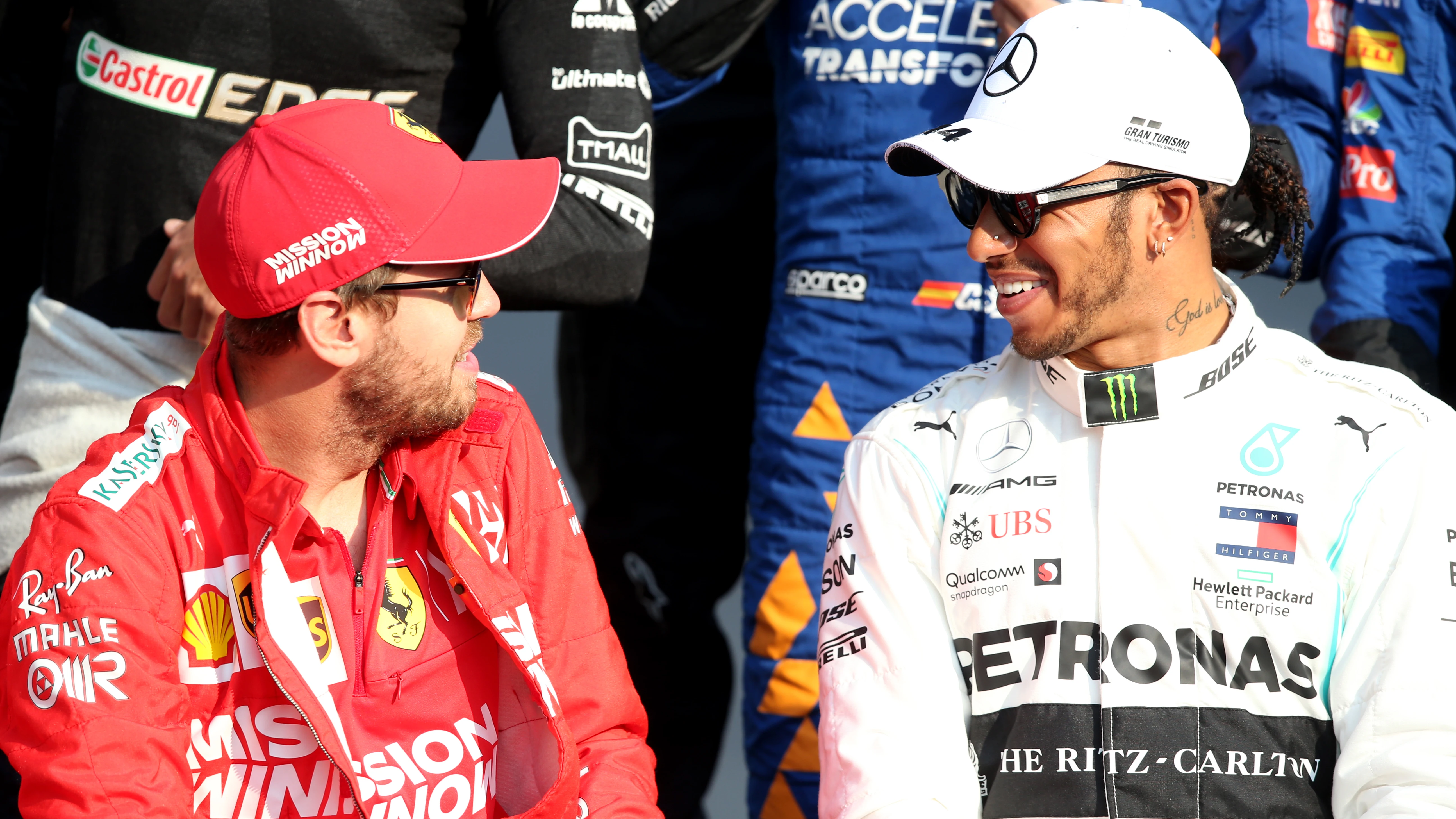 hamilton y vettel