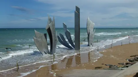 Omaha Beach en Normandía Omaha Beach en Normandía