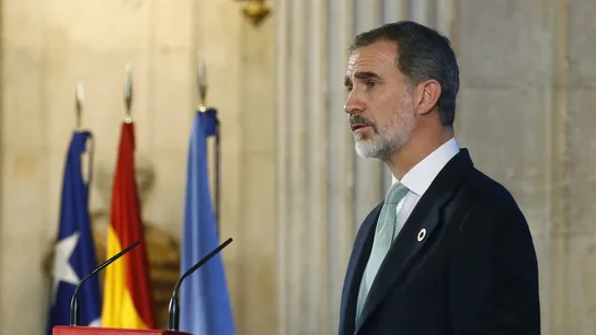 El rey insta a actuar contra el cambio climático: "No podemos fracasar ante el mayor peligro medioambiental que se cierne sobre el planeta" El rey insta a actuar contra el cambio climático: "No podemos fracasar ante el mayor peligro medioambiental que se cierne sobre el planeta"