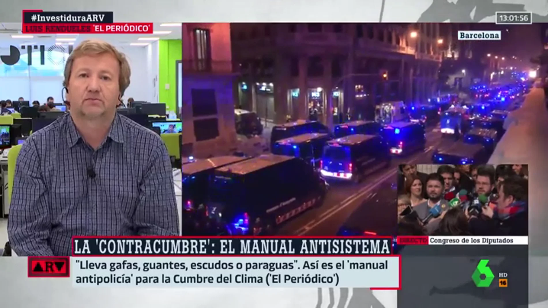 Luis Rendueles explica en este vídeo de Al Rojo Vivo cómo es el 'manual antipolicía'