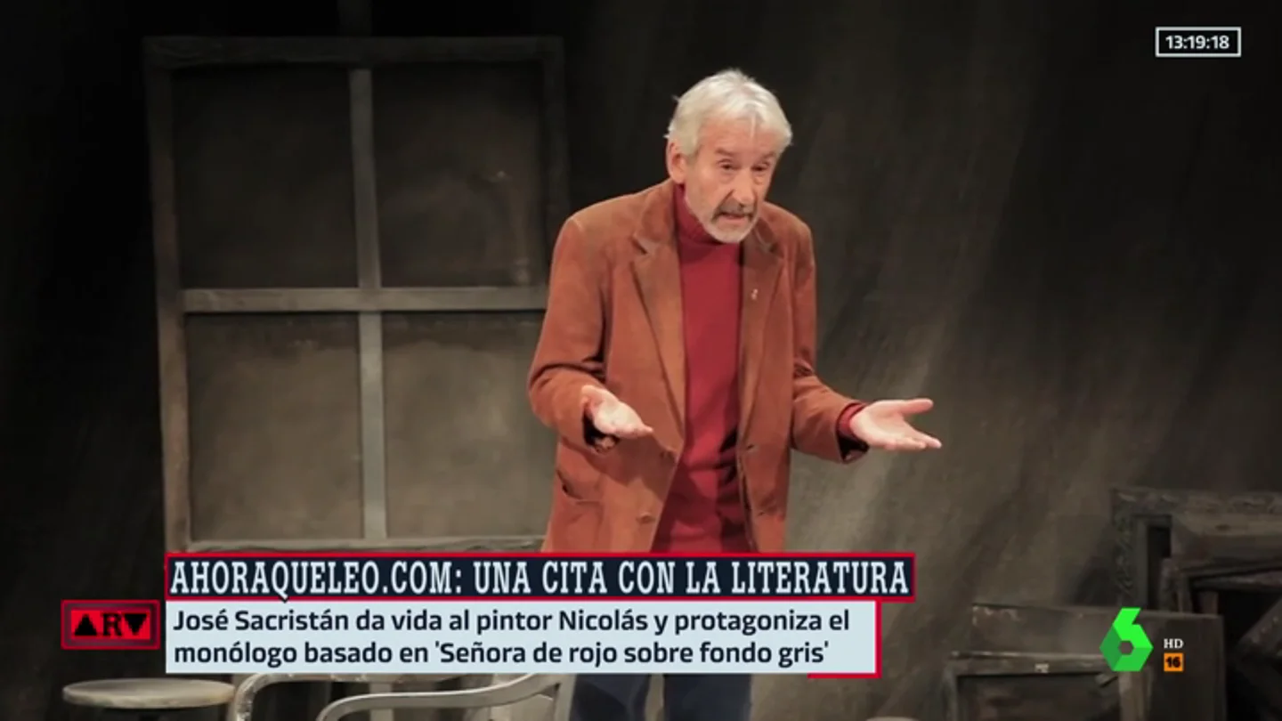 El emocionante relato de José Sacristán de 'Señora de rojo sobre fondo gris' en directo: "Es un momento mágico" El emocionante relato de José Sacristán de 'Señora de rojo sobre fondo gris' en directo: "Es un momento mágico"