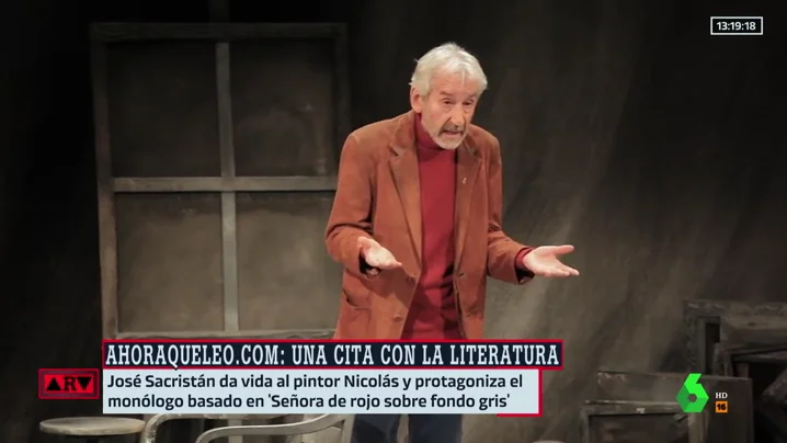 El emocionante relato de José Sacristán de 'Señora de rojo sobre fondo gris' en directo: "Es un momento mágico"