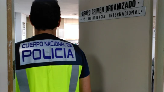 Un agente del Cuerpo nacional de Policía Un agente del Cuerpo nacional de Policía
