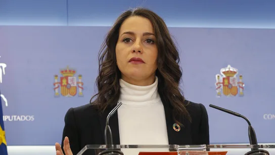 Inés Arrimadas, en una comparecencia en el Congreso de los Diputados. Inés Arrimadas, en una comparecencia en el Congreso de los Diputados.