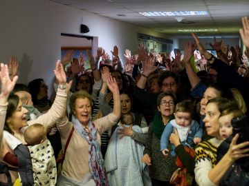 Los empleados del Hospital de Verín se encierran por la supresión del paritorio Los empleados del Hospital de Verín se encierran por la supresión del paritorio