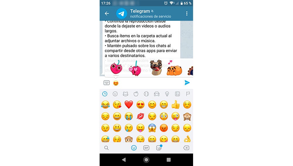 Pegatinas basadas en el emoji