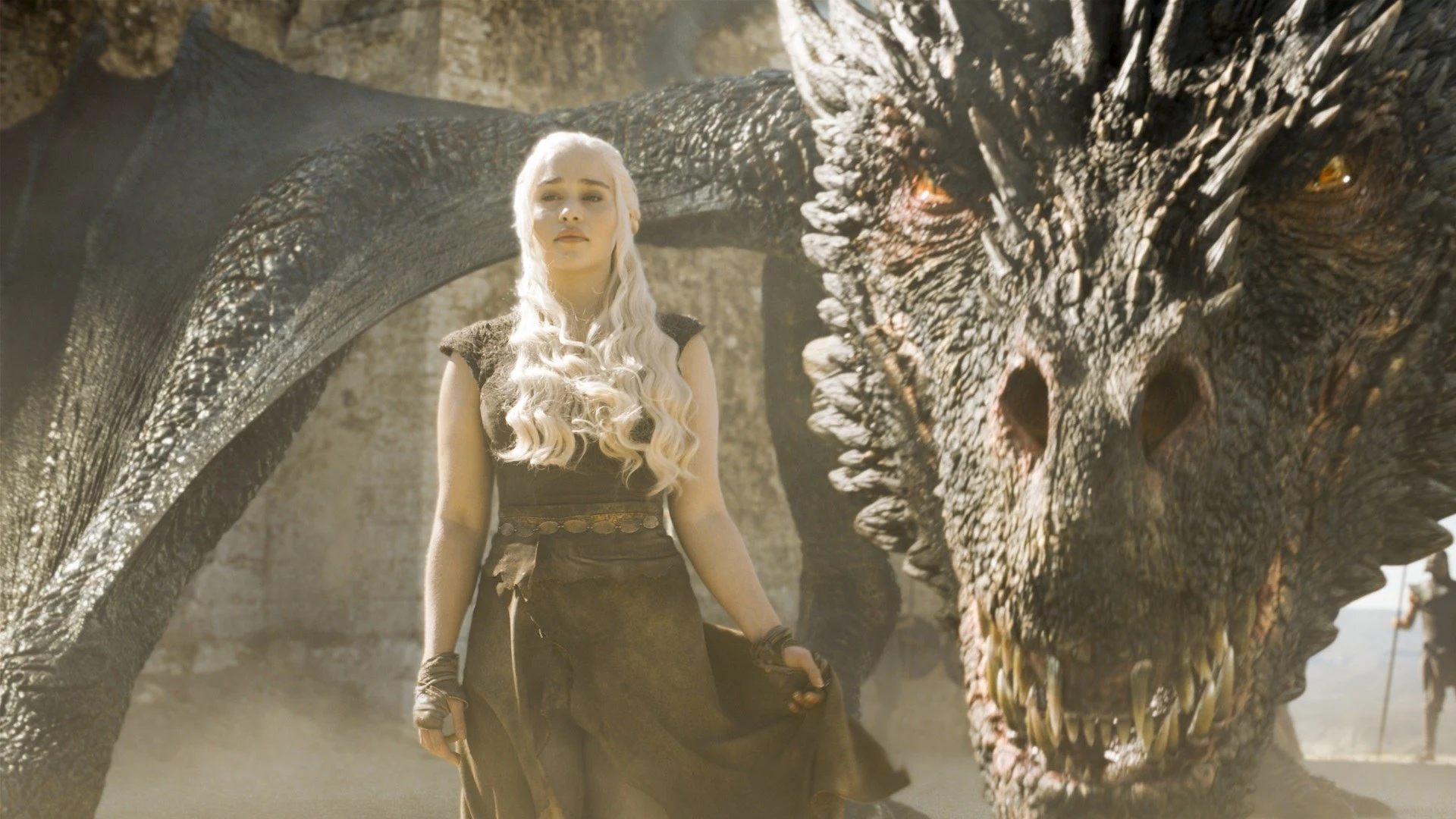 Emilia Clarke como Daenerys Targaryen en 'Juego de Tronos'