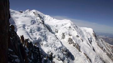 Imagen del principal pico del Mont Blanc