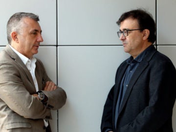 Los escritores Javier Cercas y Manuel Vilas