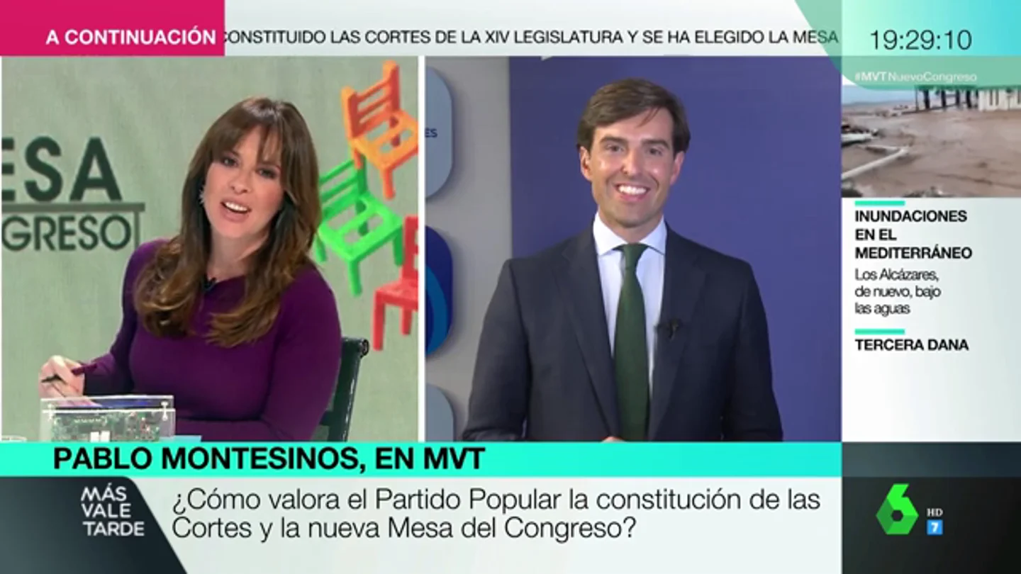 Pablo Montesinos: "Por culpa de Vox, hoy la izquierda está más representada en la Mesa" Pablo Montesinos: "Por culpa de Vox, hoy la izquierda está más representada en la Mesa"