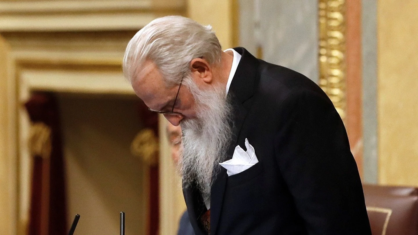 Agustín Zamarrón pide perdón en el Congreso Agustín Zamarrón pide perdón en el Congreso