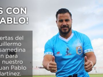 Juan Pablo Vergara, homenajeado por su club, el Deportivo Binacional Juan Pablo Vergara, homenajeado por su club, el Deportivo Binacional