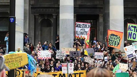 Protesta contra el cambio climático en Australia Protesta contra el cambio climático en Australia