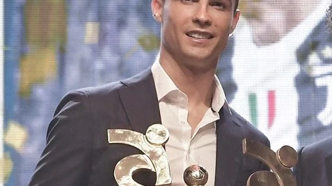 Cristiano Ronaldo en la Gran Gala del Calcio