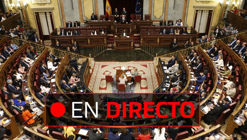 Composición del Mesa del Congreso de los Diputados con PSOE, PP, Vox, Unidas Podemos | Constitución de las Cortes Generales en DIRECTO