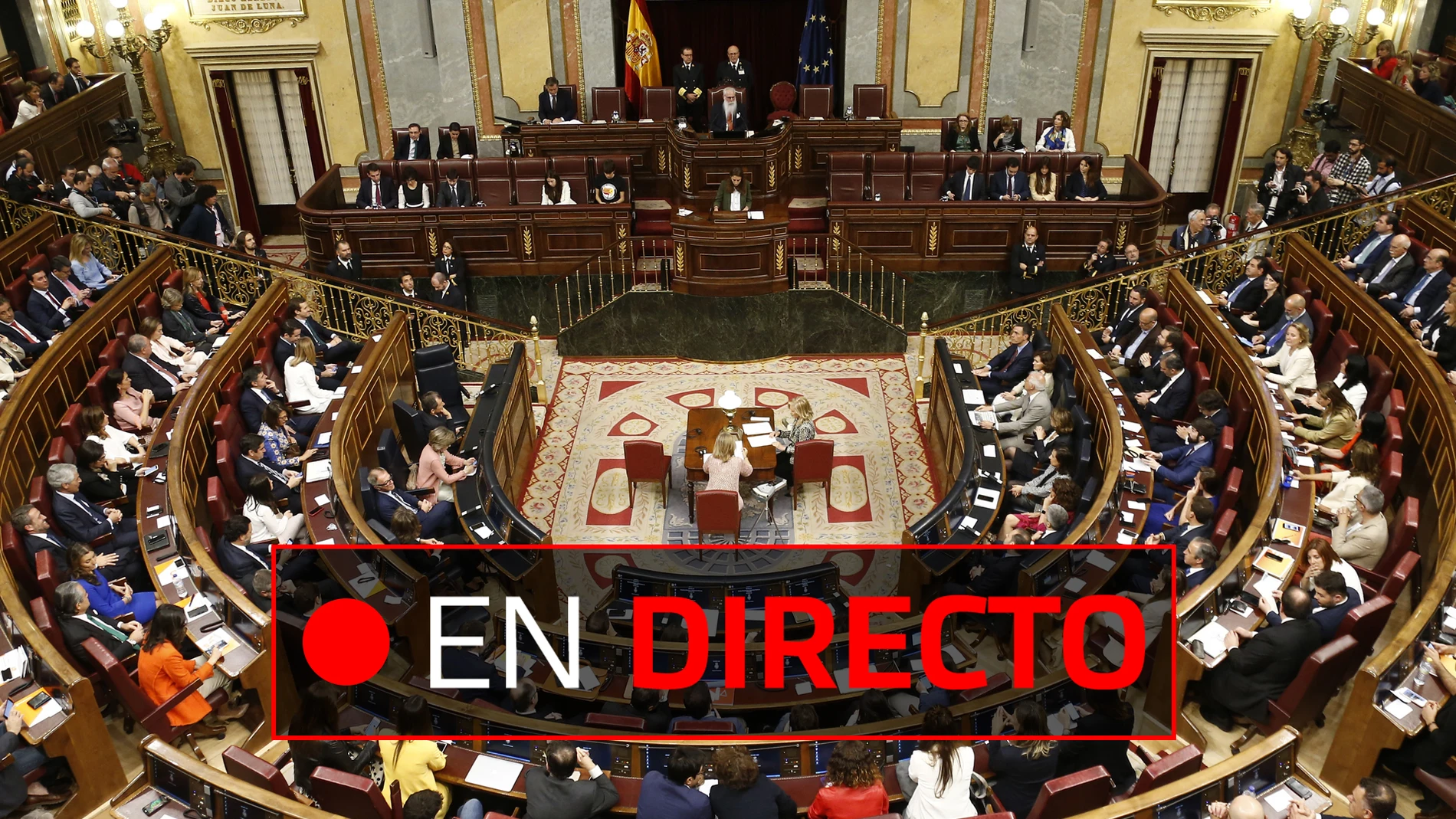 Composición del Mesa del Congreso de los Diputados con PSOE, PP, Vox, Unidas Podemos  | Constitución de las Cortes Generales en DIRECTO