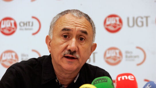 El secretario general de UGT, Pepe &Aacute;lvarez