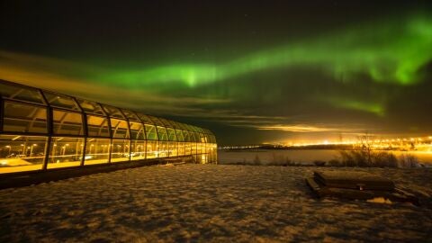 Aurora boreal en Rovaniemi