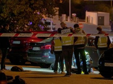 La Policía investigando lo ocurrido en el aparcamiento de Marbella La Policía investigando lo ocurrido en el aparcamiento de Marbella