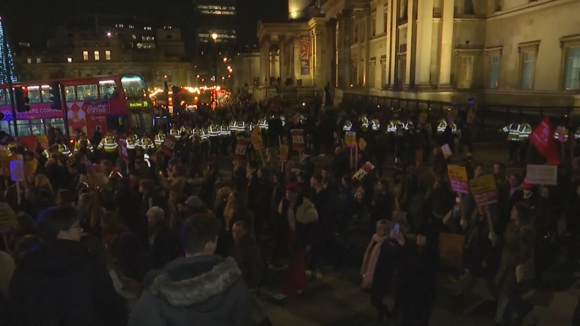 Protesta en el centro de Londres