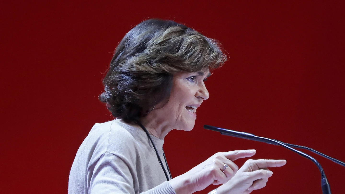 La vicepresidenta del Gobierno en funciones, Carmen Calvo La vicepresidenta del Gobierno en funciones, Carmen Calvo