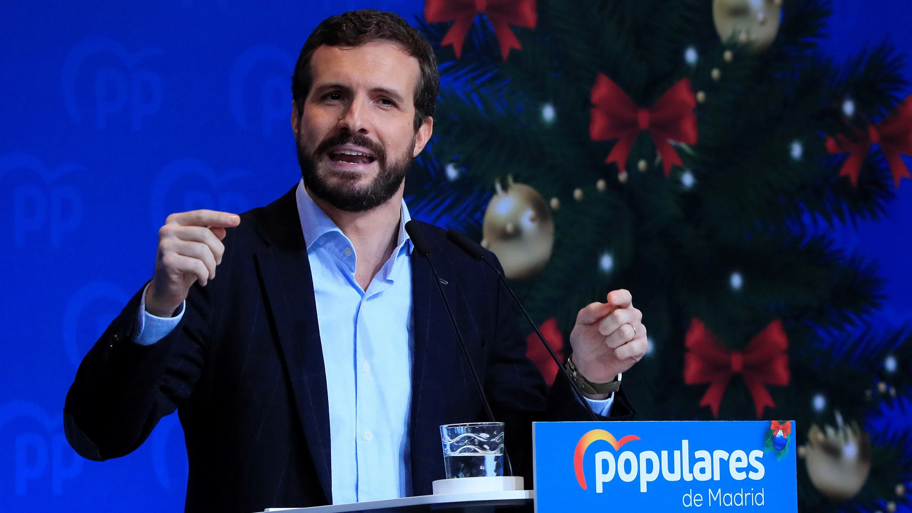  El presidente del PP, Pablo Casado