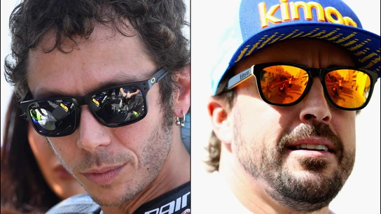 Valentino Rossi y Fernando Alonso Valentino Rossi y Fernando Alonso