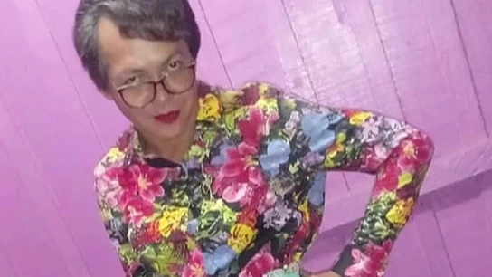 Un hombre disfrazado de su madre en Brasil Un hombre disfrazado de su madre en Brasil