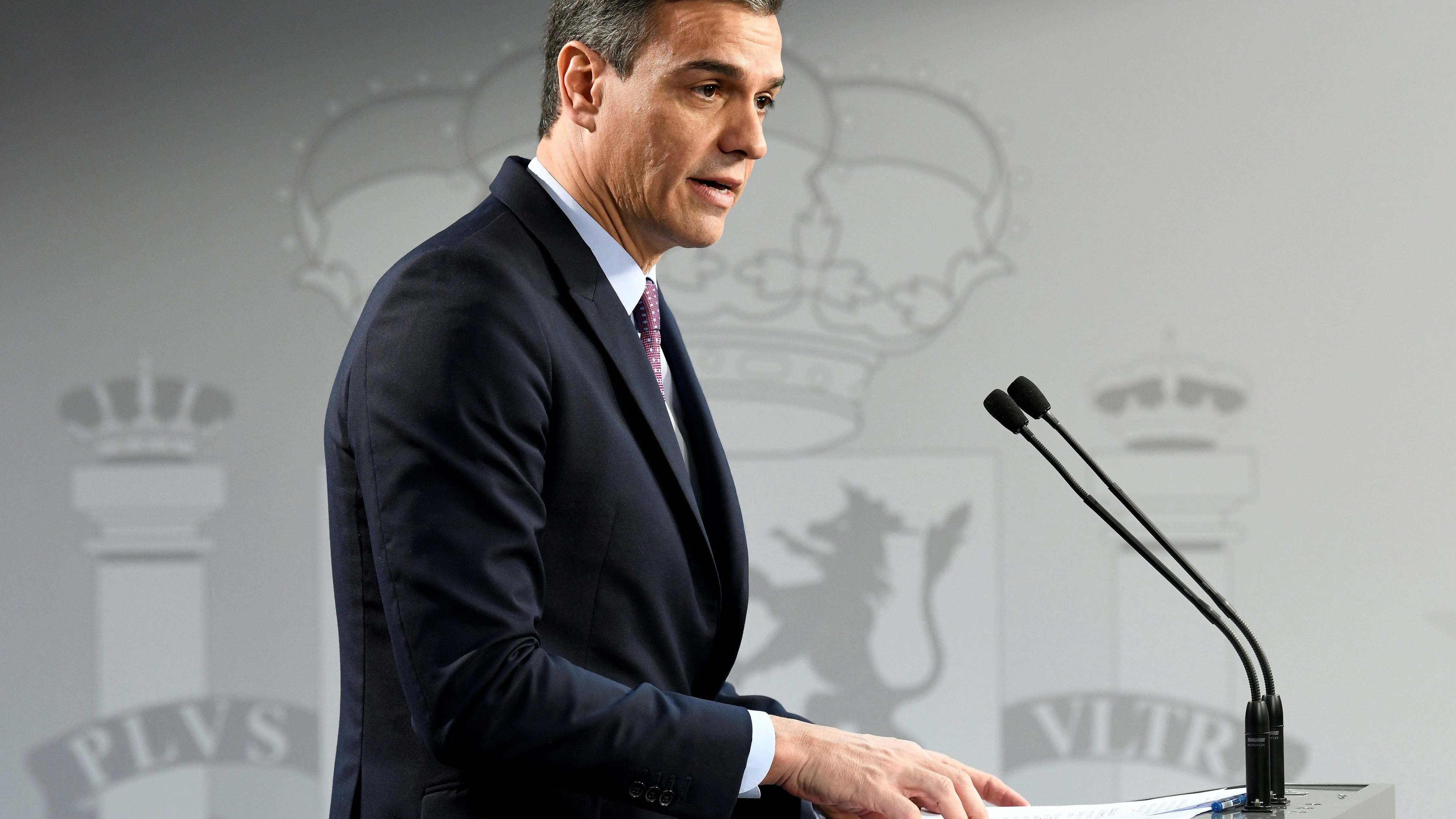 El presidente del Gobierno en funciones, Pedro Sánchez