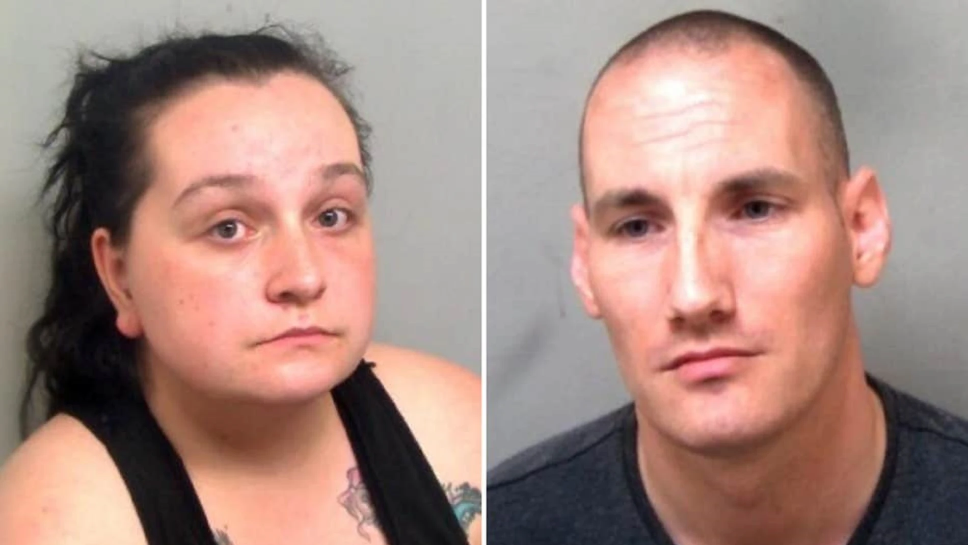 Jessica Fry y Mark Gable, detenidos por grabar vídeos abusando sexualmente de menores.