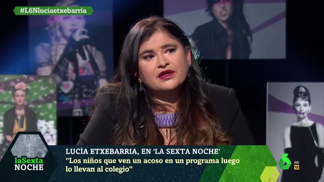 Lucía Etxebarría en laSexta Noche