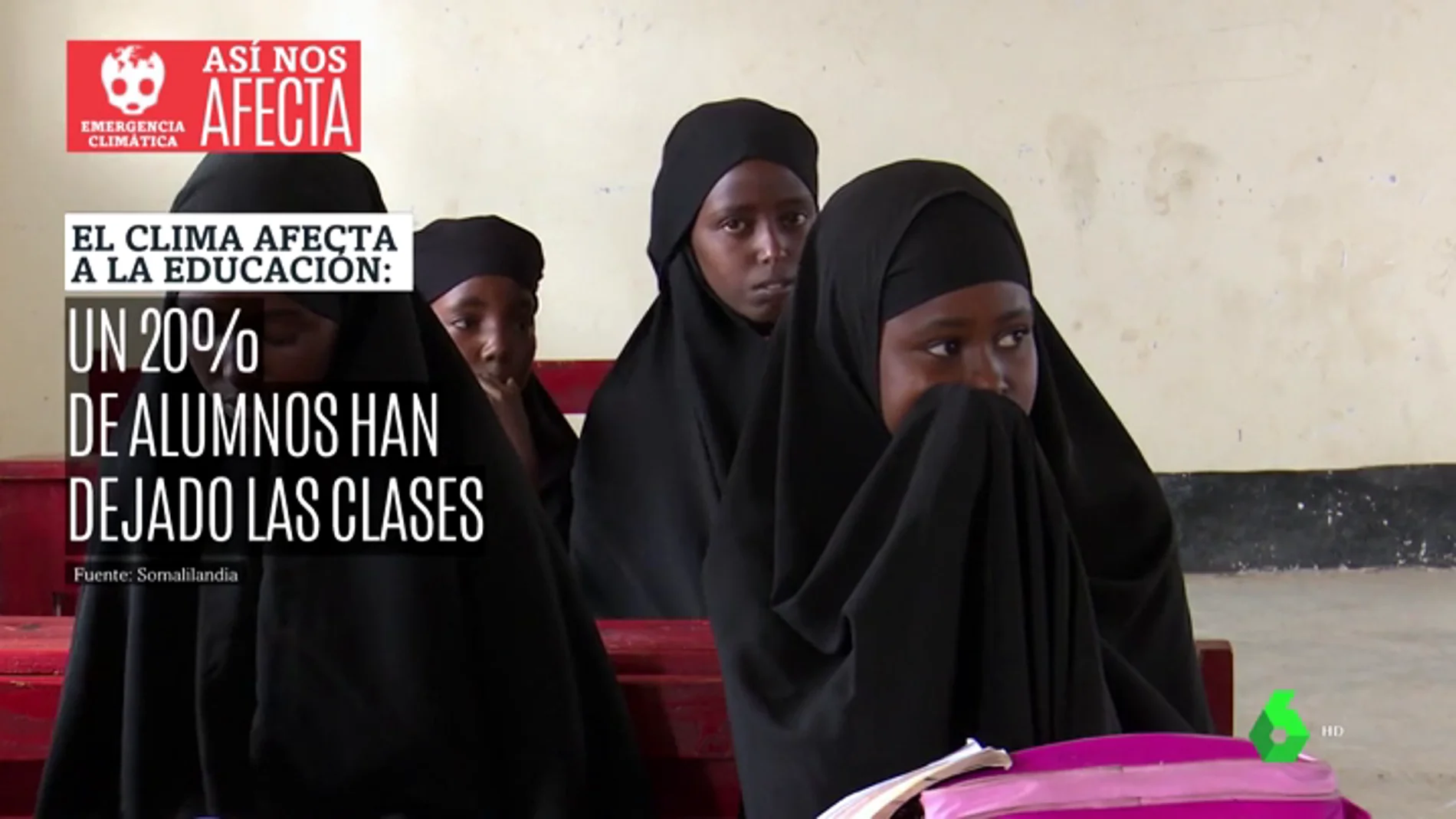 Cuando el clima afecta a la educación: un 20% de los niños en Somalilandia abandonan los estudios por la emergencia climática 