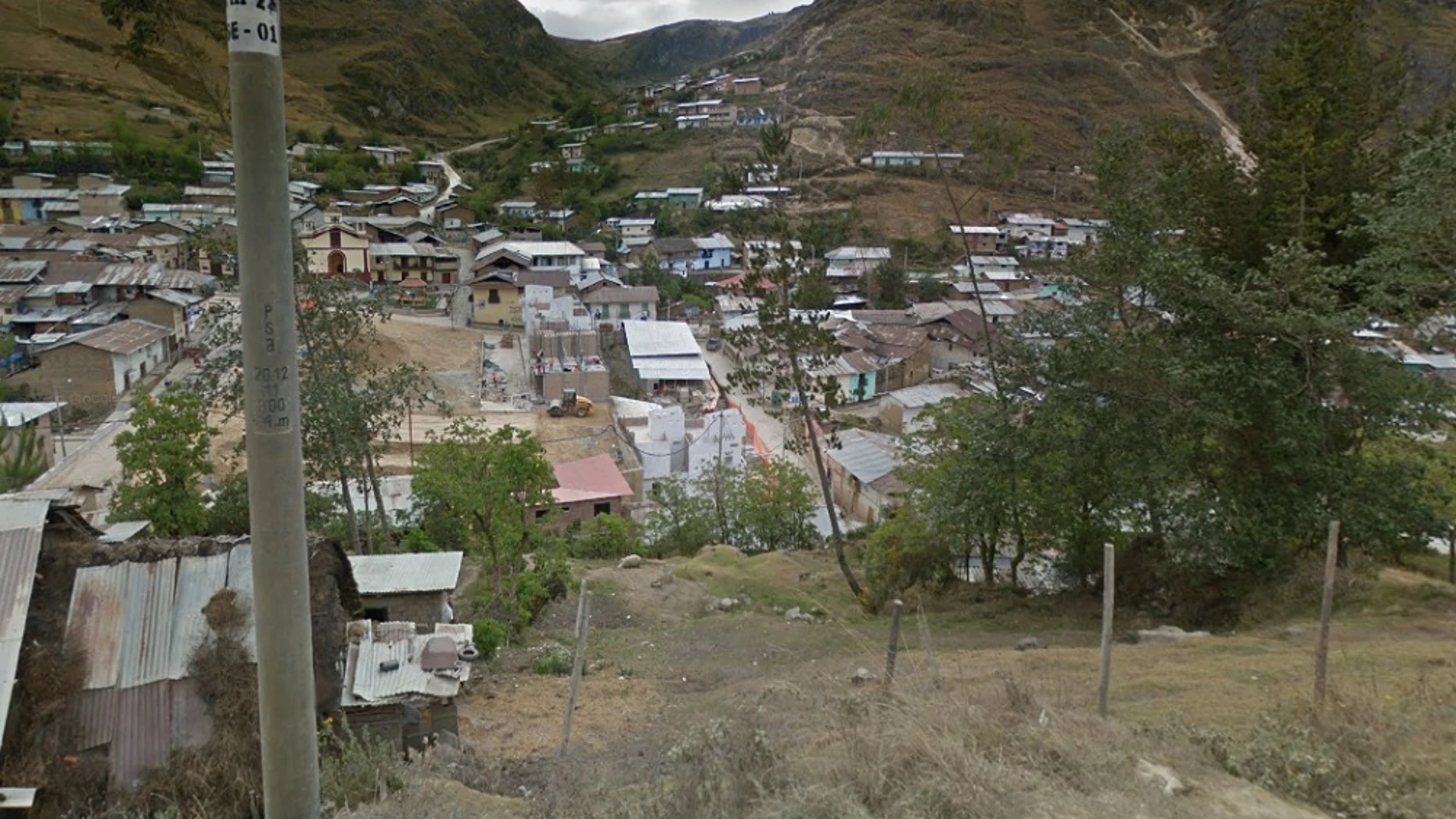 Imagen de Hualgayoc, (Perú) zona donde vivía la familia. 