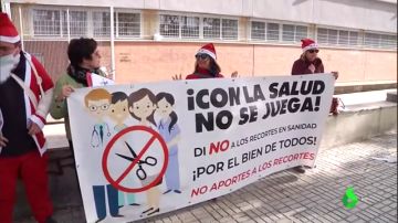 La sanidad pública se echa a las calles para denunciar la temporalidad y la precariedad del sector