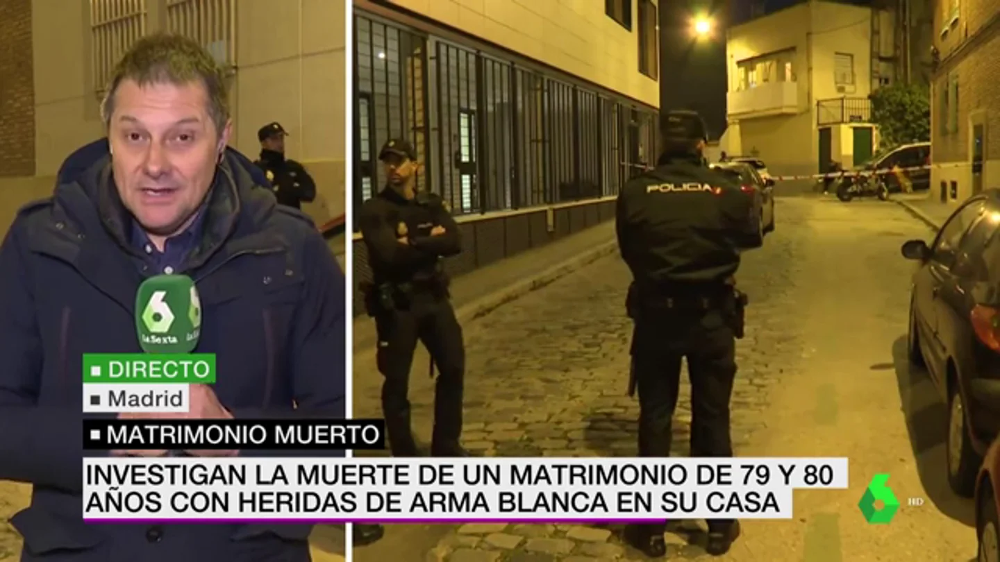 Hallan los cadáveres de un matrimonio de ancianos con profundas heridas de arma blanca en su casa de Madrid Hallan los cadáveres de un matrimonio de ancianos con profundas heridas de arma blanca en su casa de Madrid