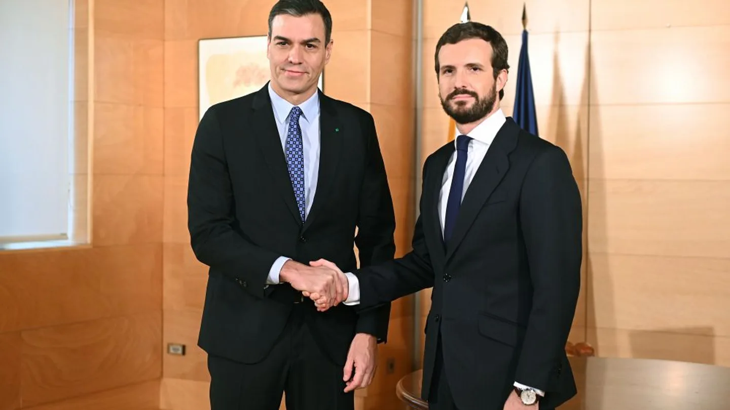 Pedro Sánchez y Pablo Casado Pedro Sánchez y Pablo Casado