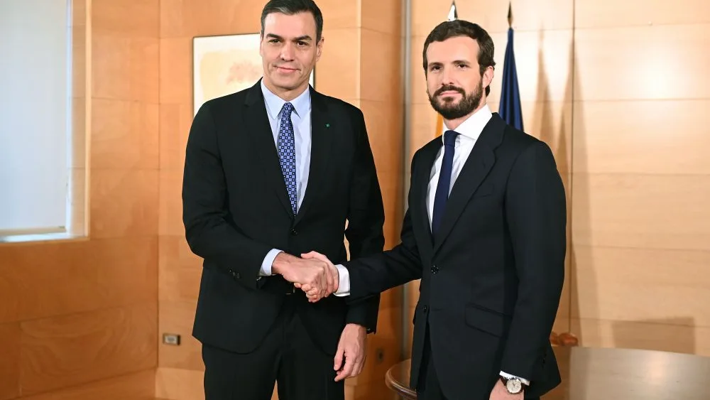 Pedro Sánchez y Pablo Casado